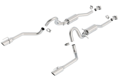Borla Cat-Back Exhaust System - S-Type | 1999-2004 Ford Mustang 4.6L (140067)