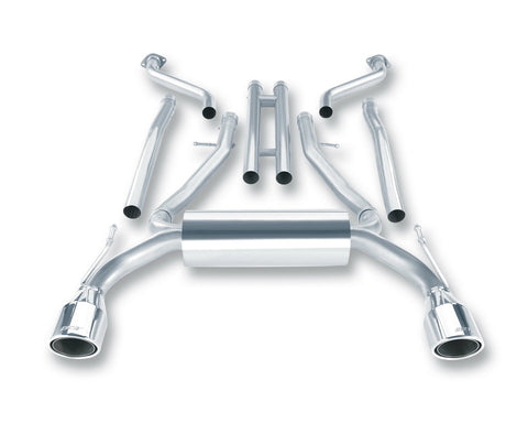 Borla Cat-Back Exhaust System - S-Type | 2008-2013 Infiniti G37 2 Door 3.7L (140260)