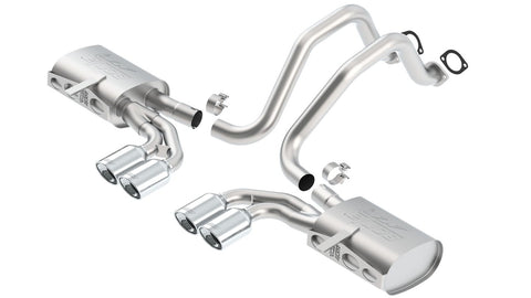 Borla Cat-Back Exhaust System - ATAK | 1997-2004 Chevrolet Corvette 5.7L (140428)