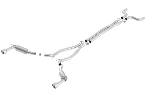 Borla Cat-Back Exhaust System - S-Type | 2014-2015 Chevrolet Camaro 6.2L (140530)