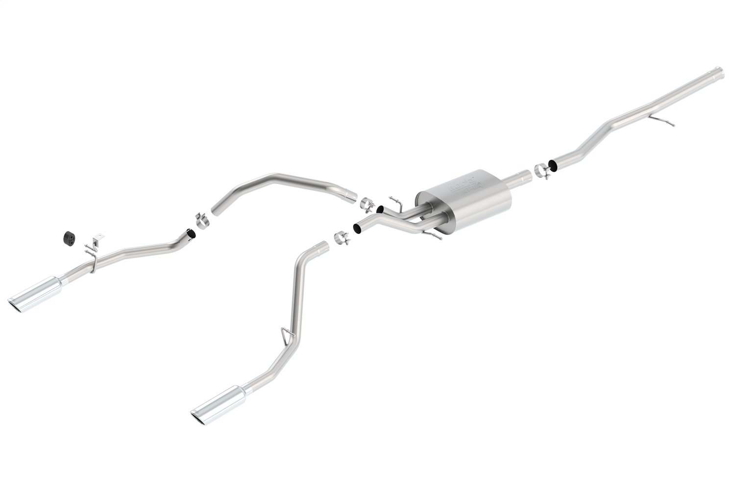 Polyend トラッカー Borla Cat-Back Exhaust System - ATAK | Multiple Fitments (140540