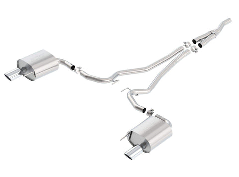 Borla S-Type Cat-Back Exhaust | 2015-2022 Ford Mustang Ecoboost (140584)
