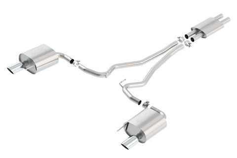 Borla Cat-Back Exhaust System - ATAK | 2015-2017 Ford Mustang Coupe 3.7L (140588)