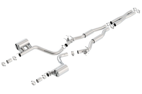 Borla Cat-Back Exhaust System - S-Type | 2015-2020 Dodge Challenger 6.2L (140642)
