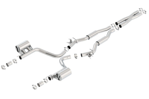 Borla Cat-Back Exhaust System - S-Type | 2015-2020 Dodge Challenger 6.2L (140647)