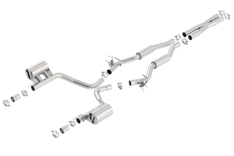 Borla Cat-Back Exhaust System - S-Type | 2015-2020 Dodge Challenger 6.4L (140677)
