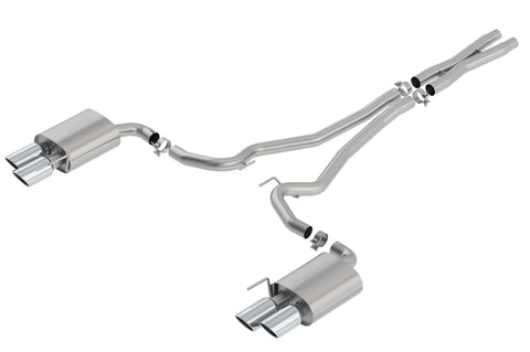 Borla Cat-Back Exhaust System - S-Type | 2018-2020 Ford Mustang Coupe 5.0L (140807)