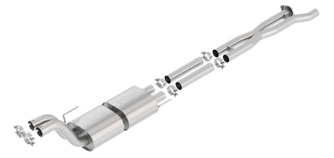 Borla Connection Pipes - X-Pipe With Mid-Pipes & S-Type Muffler | Multiple Fitments (60637)