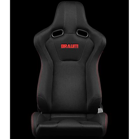 BRAUM Racing Venom Series Sport Seats (BRR7-BKRS/BKRD)