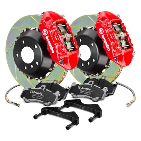 Brembo Gran Turismo Drilled Brake Kit 4 Piston 2-Piece Front | Multiple Fitments (1B2.7008A)