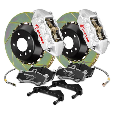 Brembo GT Series Cross Drilled Gold 1-Piece Rotor Front Big Brake Kit | Multiple Fitments (1E4.6003A4)