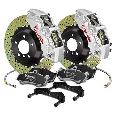 Brembo GT Series Cross Drilled Front Big Brake Kit | 1999-2007 Mitsubishi Evolution (1M1.8025A)