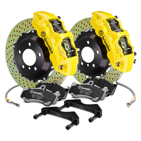 Brembo GT Series Cross Drilled Front Big Brake Kit | 1999-2007 Mitsubishi Evolution (1M1.8025A)