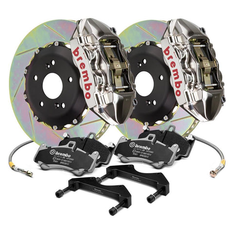 Brembo GT-R Series Slotted Rotor Rear Brake Kit | Multiple Subaru Fitments (2P2.8020AR)
