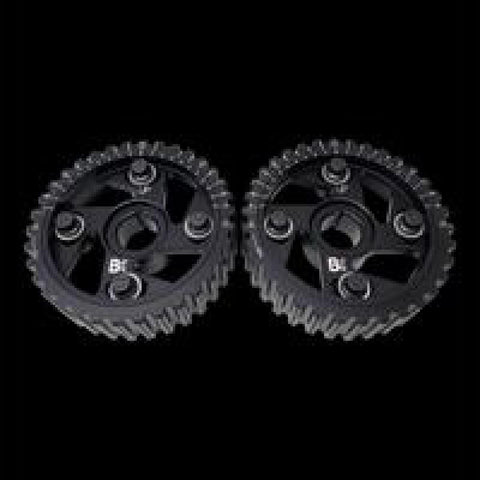 Brian Crower Black Adjustable Cam Gears Pair | Honda B16A, B18C, B18A/B, B20B (BC8801B)