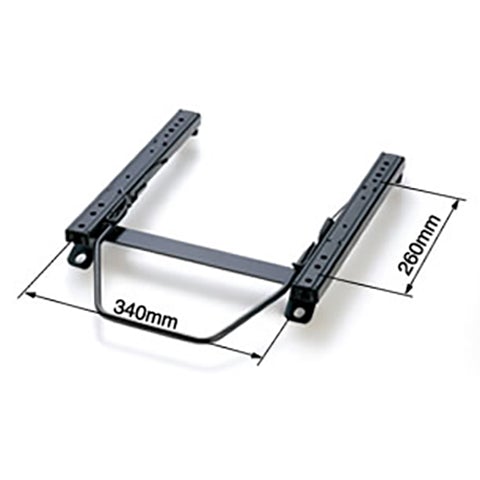 BRIDE Super Seat Rail Type-LR for BRIDE LOMAX Seats | 1992-2002 Mazda RX-7 (R039LR)