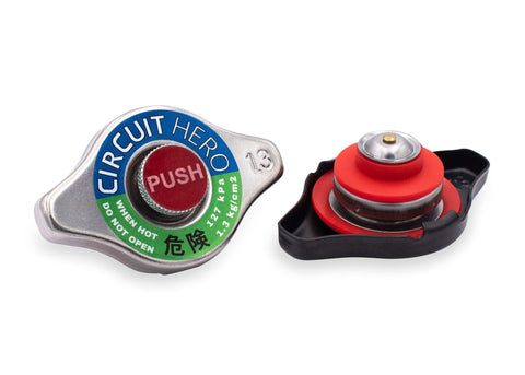 Circuit Hero High Pressure Valved-Radiator Cap | Multiple Fitments (CH-RCA-B)