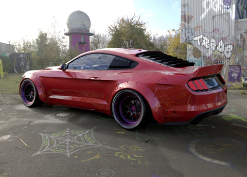 Clinched Flares "New School XL" Universal Fender Flares (NSXL4)