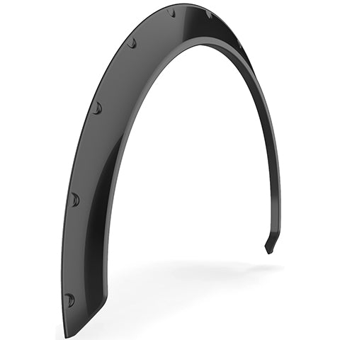 JDM 4-inch Universal Fender Flares – 2-Piece Set, White Or Black, Unpainted