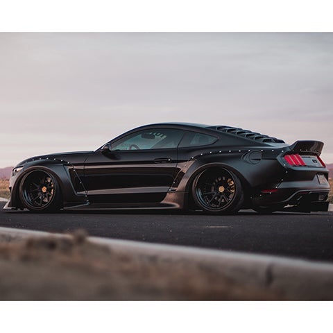 Clinched Flares Widebody Kit | 2015-2017 Ford Mustang (S550-ABS)