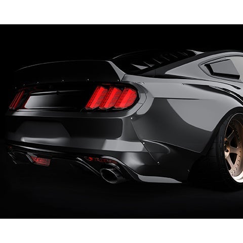 Clinched Flares Widebody Kit | 2015-2017 Ford Mustang (S550-ABS)