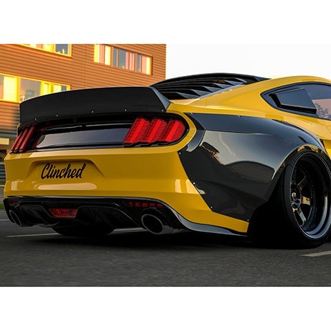 Clinched Flares Widebody Kit | 2015-2017 Ford Mustang (S550-ABS)