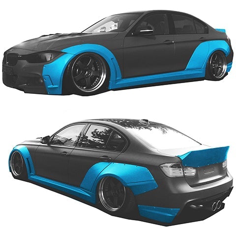 Clinched Flares Widebody Kit | 2012-2018 BMW 3 Series Sedan (BMW-F30)