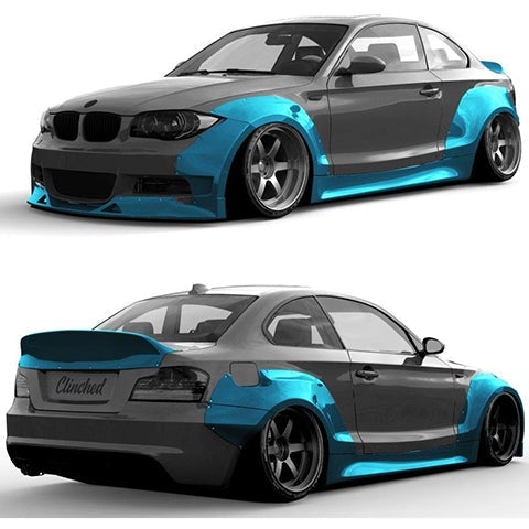 Clinched Flares Widebody Kit | 2007-2012 BMW 1 Series (BMW-E82)