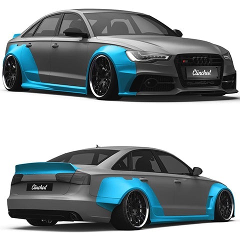 Clinched Flares Widebody Kit | 2012-2021 Audi A6/S6/RS6 (WBA6-C7)