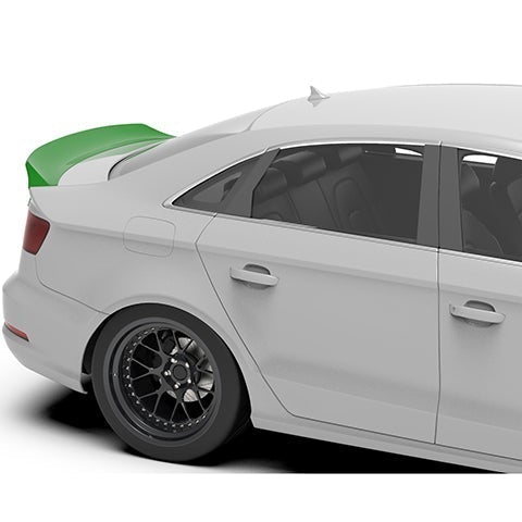 Clinched Flares Ducktail Trunk Spoiler | 2013-2019 Audi A3/S3/RS3 (duck-a3v8s)