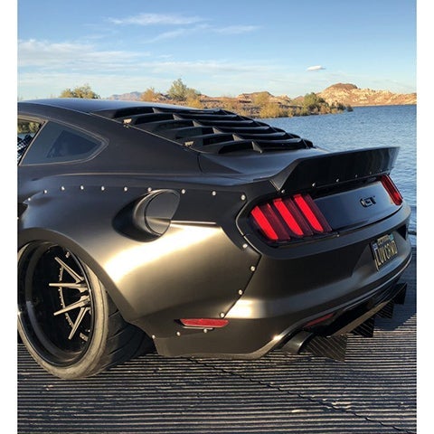 Clinched Flares Ducktail Trunk Spoiler | 2015-2017 Ford Mustang (duck-s550)