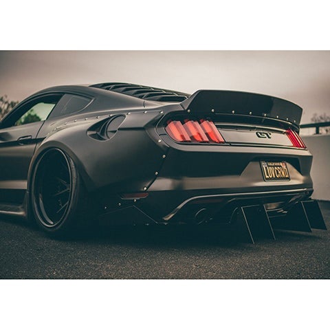 Clinched Flares Ducktail Trunk Spoiler | 2015-2017 Ford Mustang (duck-s550)