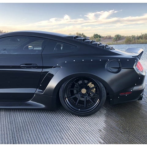 Clinched Flares Ducktail Trunk Spoiler | 2015-2017 Ford Mustang (duck-s550)
