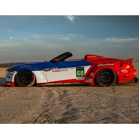 Clinched Flares Spider Top | 2015-2021 Ford Mustang Convertible (ST-S550)
