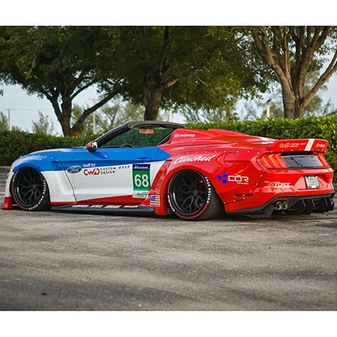 Clinched Flares Spider Top | 2015-2021 Ford Mustang Convertible (ST-S550)