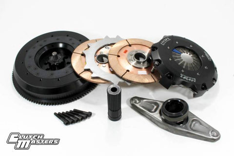 Clutch Masters FX725 Twin-Disc Race Clutch Kit w/ Aluminum Flywheel | 2007-2008 BMW 335i (03055-TD7R-A)