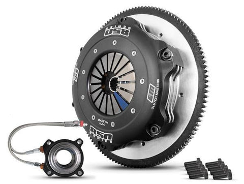 Clutch Masters Stage 8 Twin-Disc Clutch Kit  w/ 1 ceramic/1 Formula button disc & steel flywheel (1994-1998 Toyora Supra 3.0L Turbo / 1994+ Supra 2JZ ) 16000-TD8S-SVH - Modern Automotive Performance
