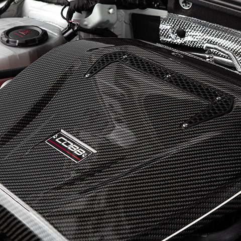 Cobb Tuning Redline Carbon Fiber Engine Cover | 2014-2024 Volkswagen Golf R, 2014-2024 Volkswagen GTI, and 2015-2020 Audi A3/S3 (4V2600)