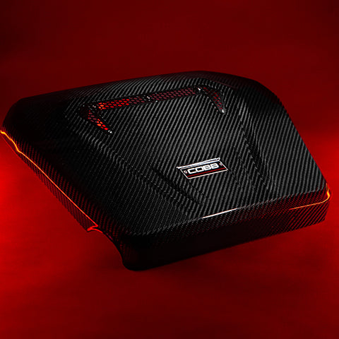 Cobb Tuning Redline Carbon Fiber Engine Cover | 2014-2024 Volkswagen Golf R, 2014-2024 Volkswagen GTI, and 2015-2020 Audi A3/S3 (4V2600)
