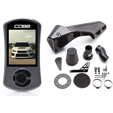 Cobb Tuning Stage 1+ Redline Carbon Fiber Power Package | 2015-2021 Subaru WRX STI (SUB0040S1P-RED)