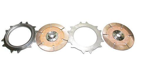 Comp1 Clutch Twin Rebuild Plates & Discs | 2003-2015 Mitsubishi Lancer Evolution 8/9/X (TM2-897-TSB)