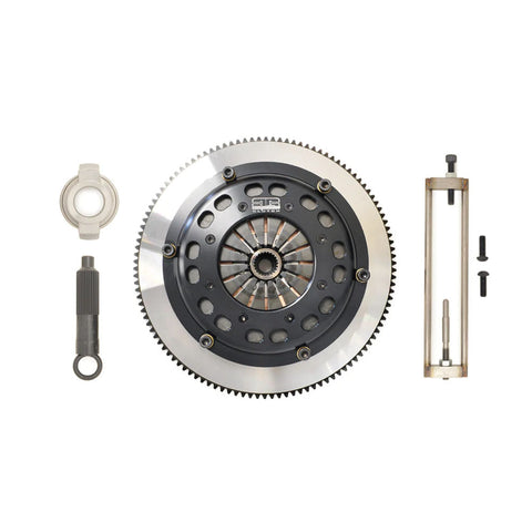 Comp1 Clutch Rigid Twin Disc Ceramic Clutch Kit w/ Ultra Light Flywheel | 2008-2010 Mitsubishi Evo (4-5153-D)