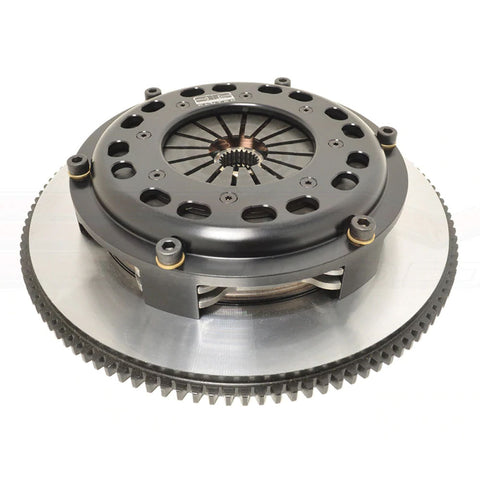 Comp1 Clutch Rigid Twin Disc Ceramic Clutch Kit w/ Ultra Light Flywheel | 2008-2010 Mitsubishi Evo (4-5153-D)