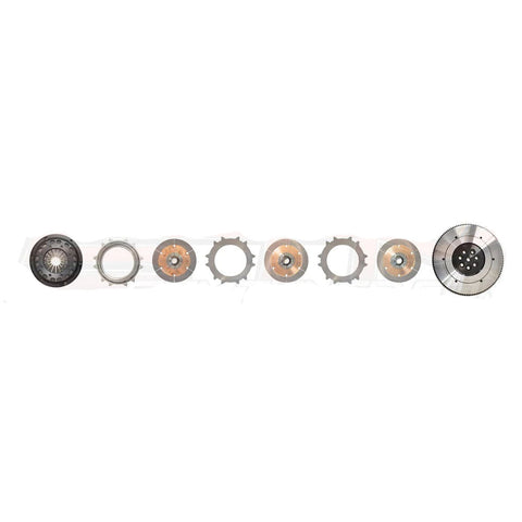 Comp1 Clutch Rigid Triple Disc Clutch Kit | 2008-2015 Mitsubishi Lancer Evo X (4T-5153-C)