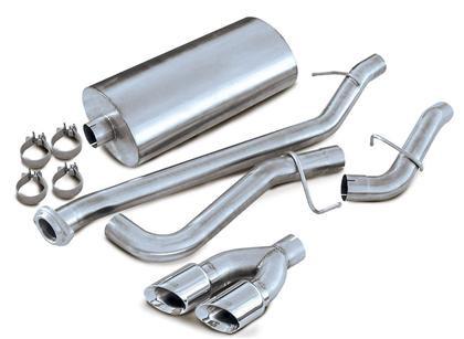 2002-2006 Chevrolet Tahoe / GMC Yukon 3.0" Cat-Back, Single Side Exit with Twin 4.0" Polished Pro-Series Tips by Corsa (14232) - Modern Automotive Performance
