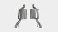 2014 Cadillac CTS-V Sport Axle-Back Exhaust Dual Rear Polished Outlet by Corsa (14325) - Modern Automotive Performance
 - 1