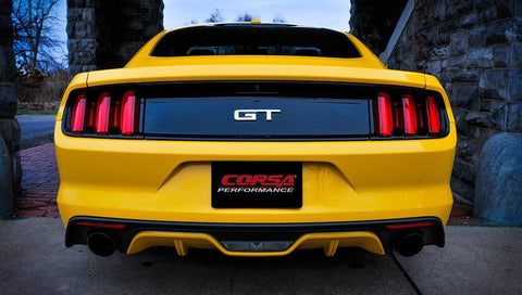 2015 Ford Mustang GT 5.0 3" Axle Back Exhaust, Polish Dual 4.5" Tips by Corsa (14326) - Modern Automotive Performance
 - 3