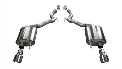 Corsa Sport 2.75" Axle-Back Exhaust | 2015-2017 Ford Mustang GT (14339)