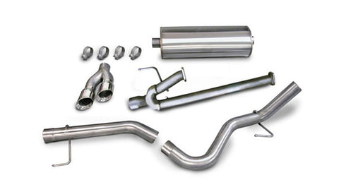 2007-2008 Toyota Tundra Double Cab/Crew Max 5.7L 3.0" Cat-Back, Single Side Exit with Twin 4.0" Polished Pro-Series Tips by Corsa (14577) - Modern Automotive Performance
