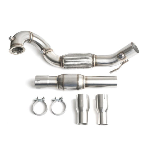 CTS Turbo Downpipe w/ High Flow Cat | 14-19 VW Jetta 1.4T / 15-19 Golf 1.4T (CTS-EXH-DP-0033-CAT)